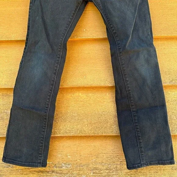 Levi’s Denizen Black Skinny Fit Boys Denim Adjustable Waist Jeans - Picture 2 of 11